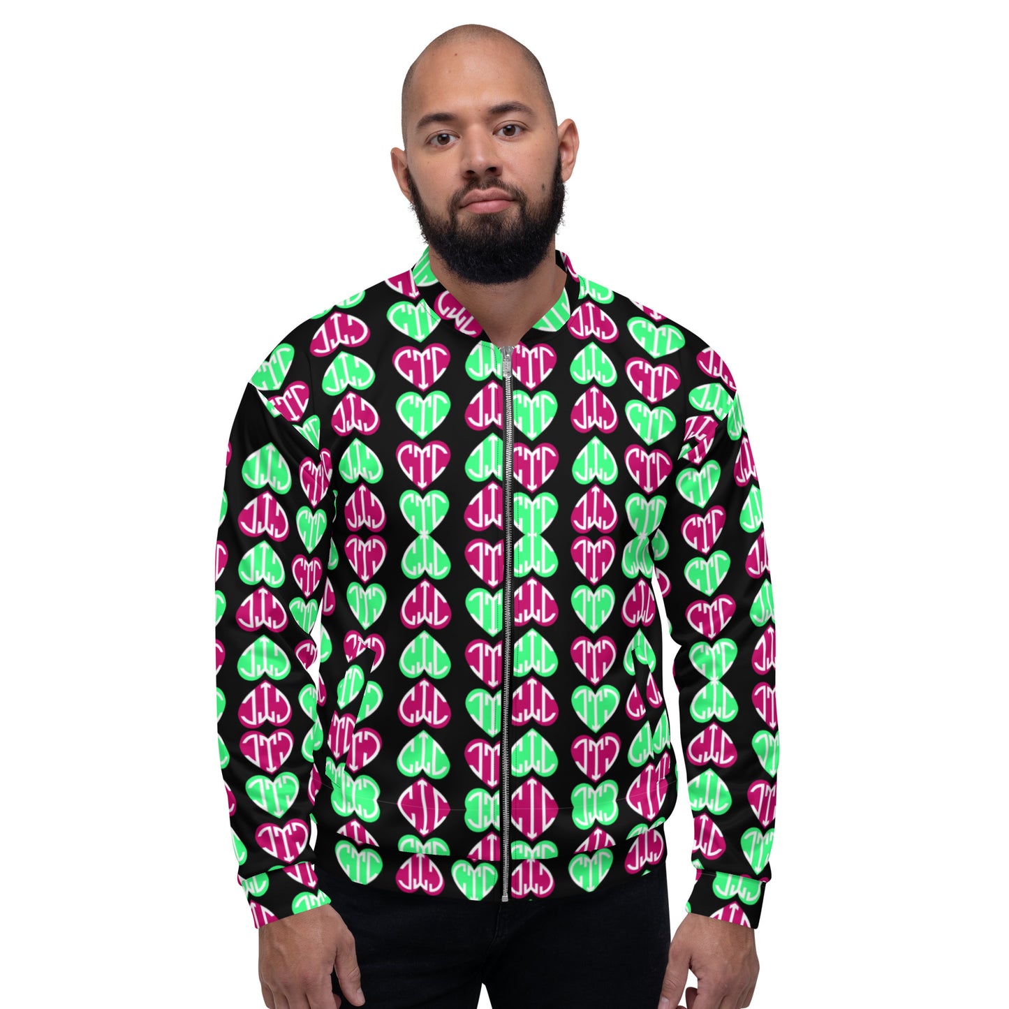 CtC Hearts All-Over Bomber Jacket