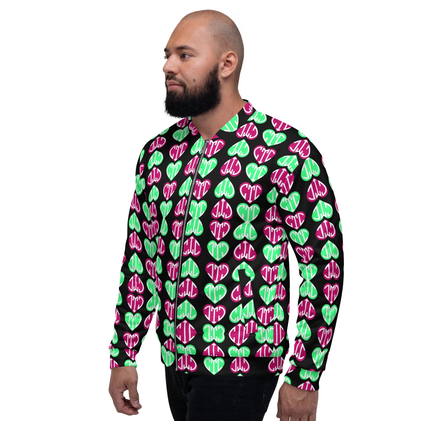 CtC Hearts All-Over Bomber Jacket