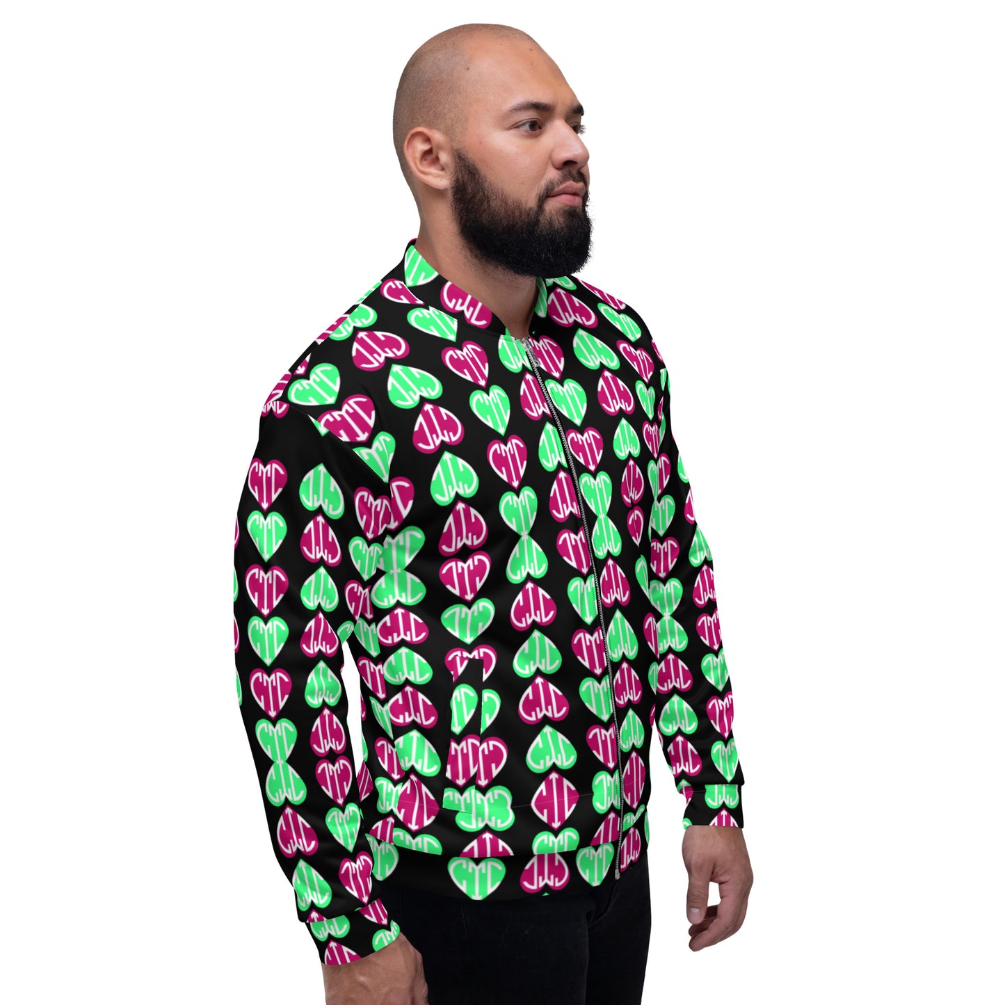 CtC Hearts All-Over Bomber Jacket