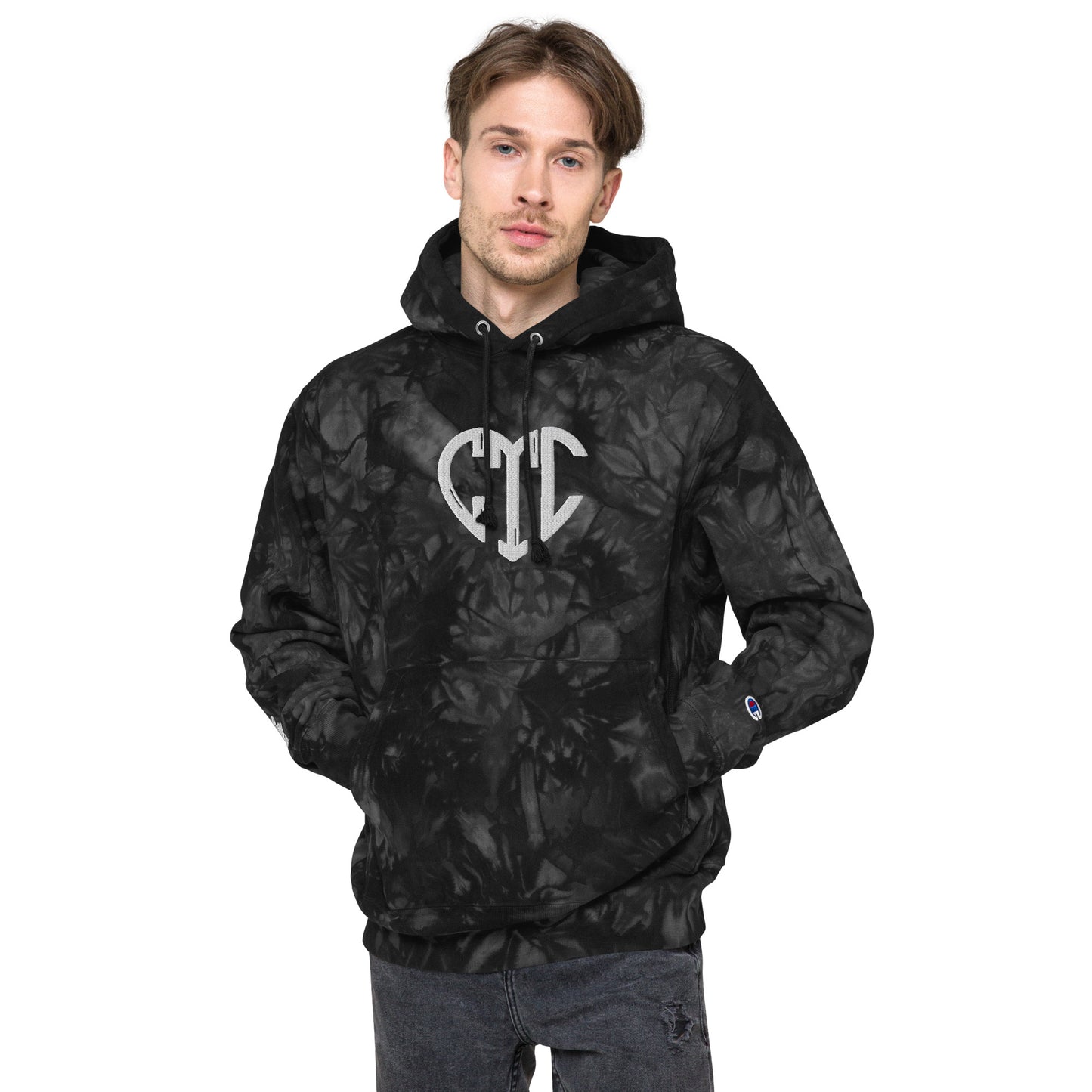 CtC Heart Champion tie-dye hoodie