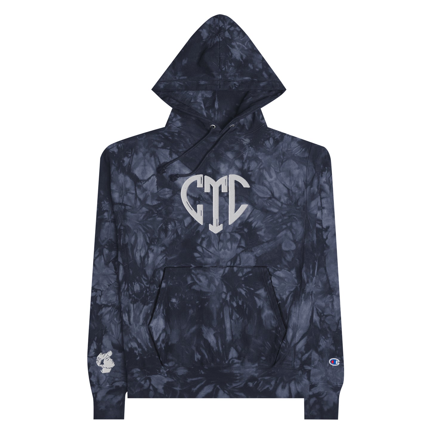 CtC Heart Champion tie-dye hoodie