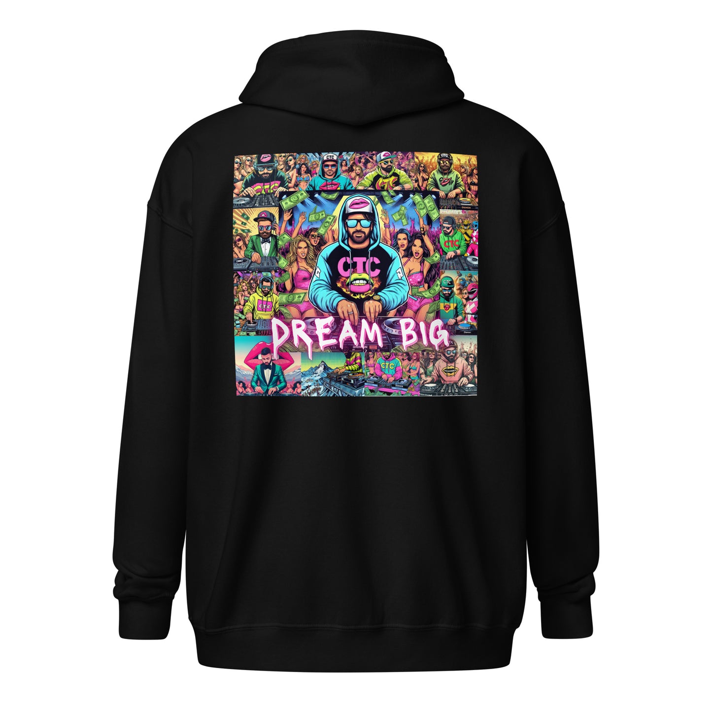 Dream Big Unisex heavy blend zip hoodie
