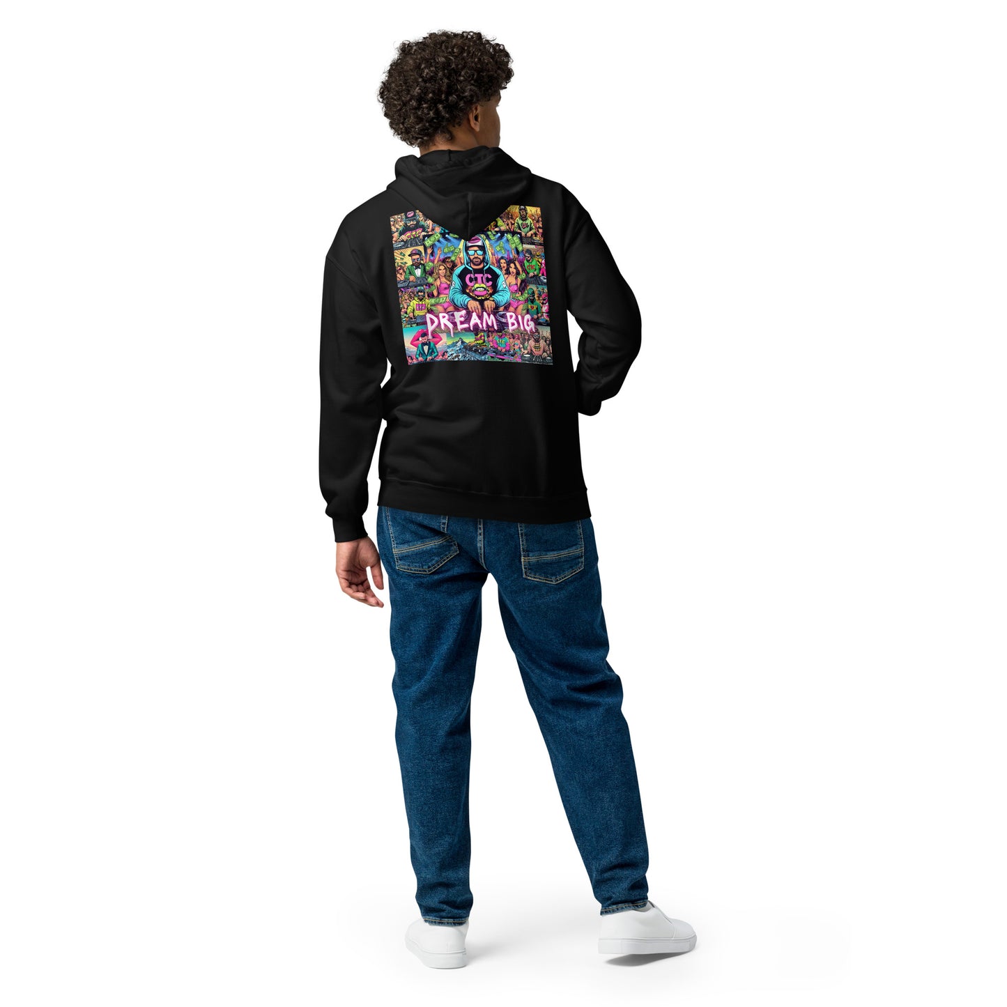 Dream Big Unisex heavy blend zip hoodie