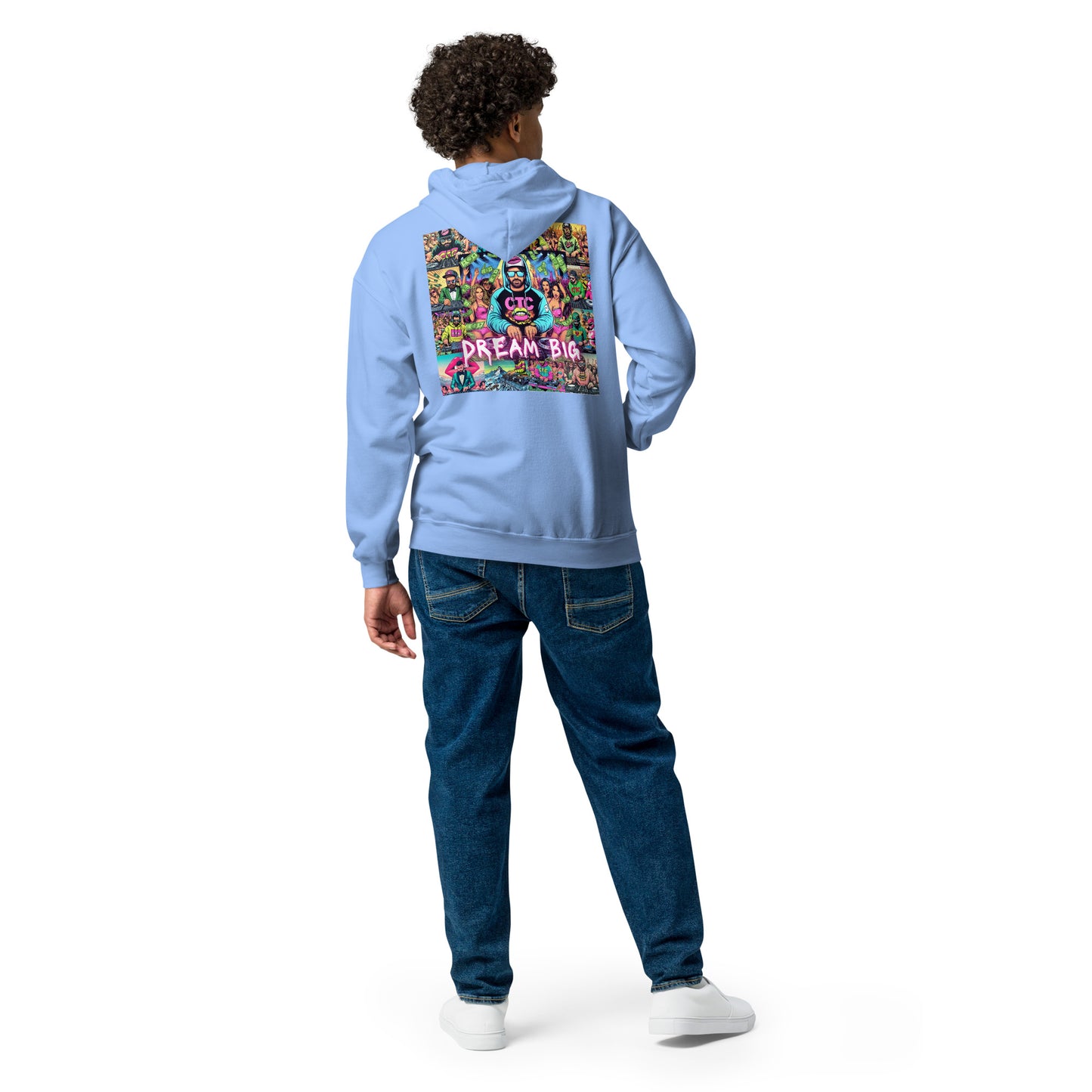 Dream Big Unisex heavy blend zip hoodie