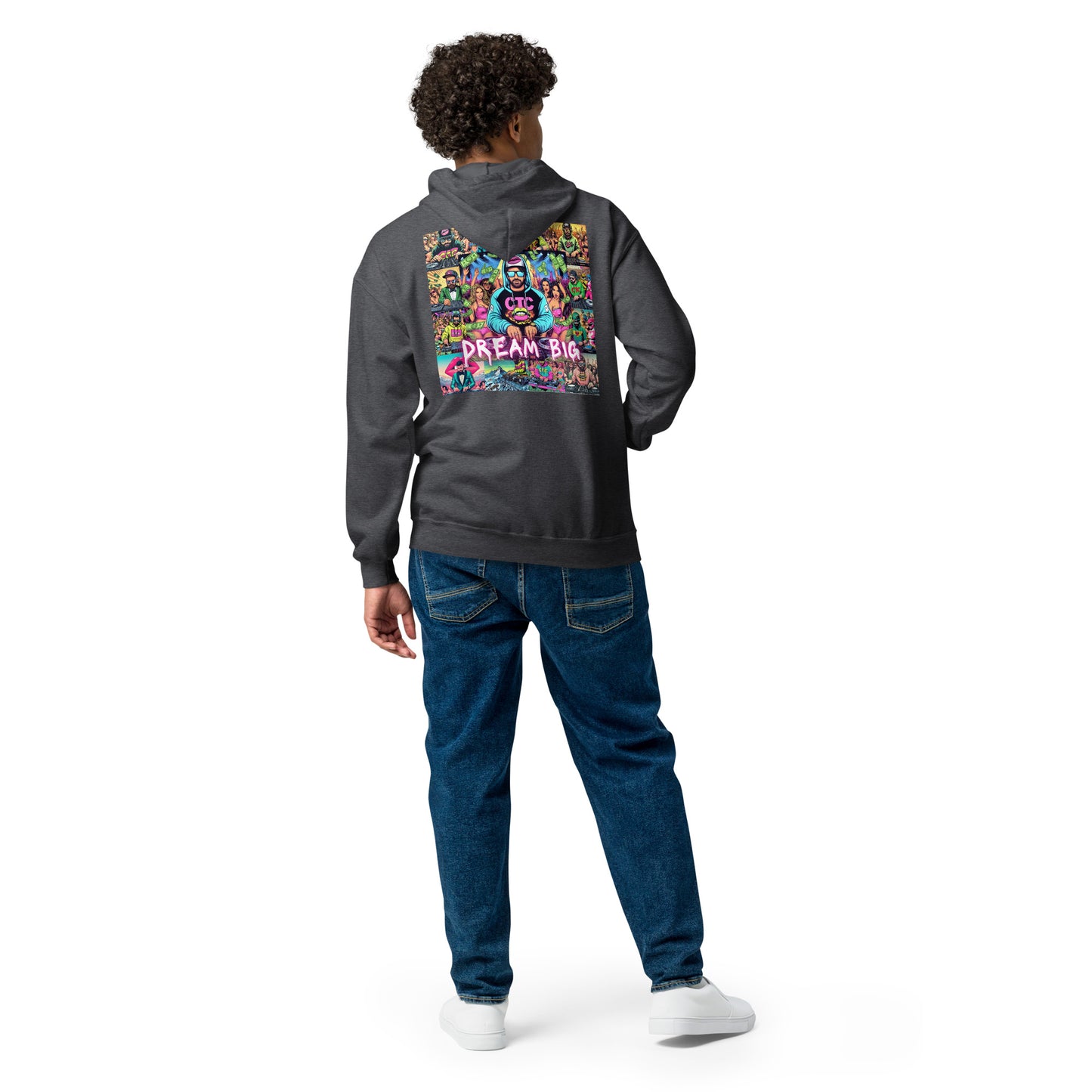 Dream Big Unisex heavy blend zip hoodie