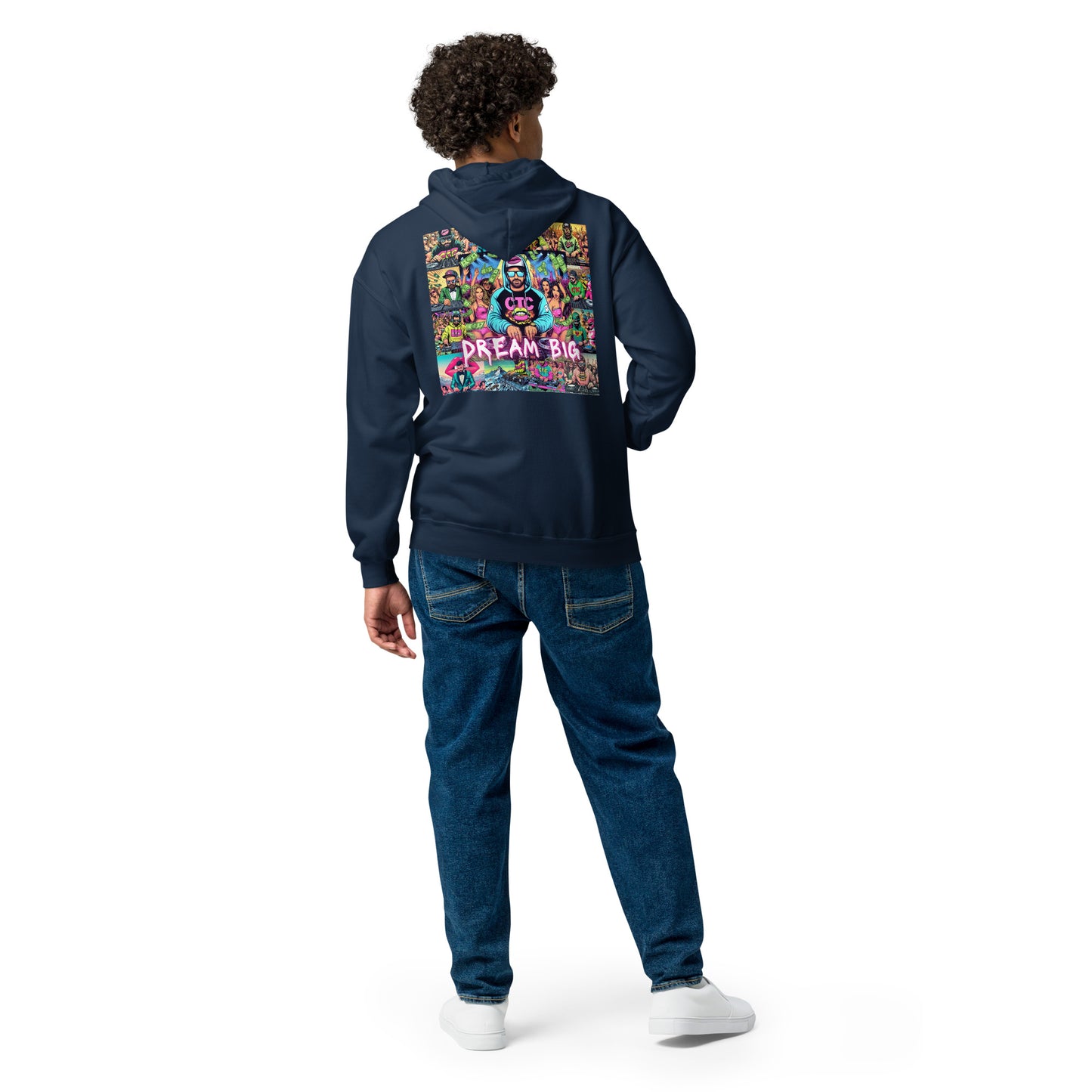 Dream Big Unisex heavy blend zip hoodie