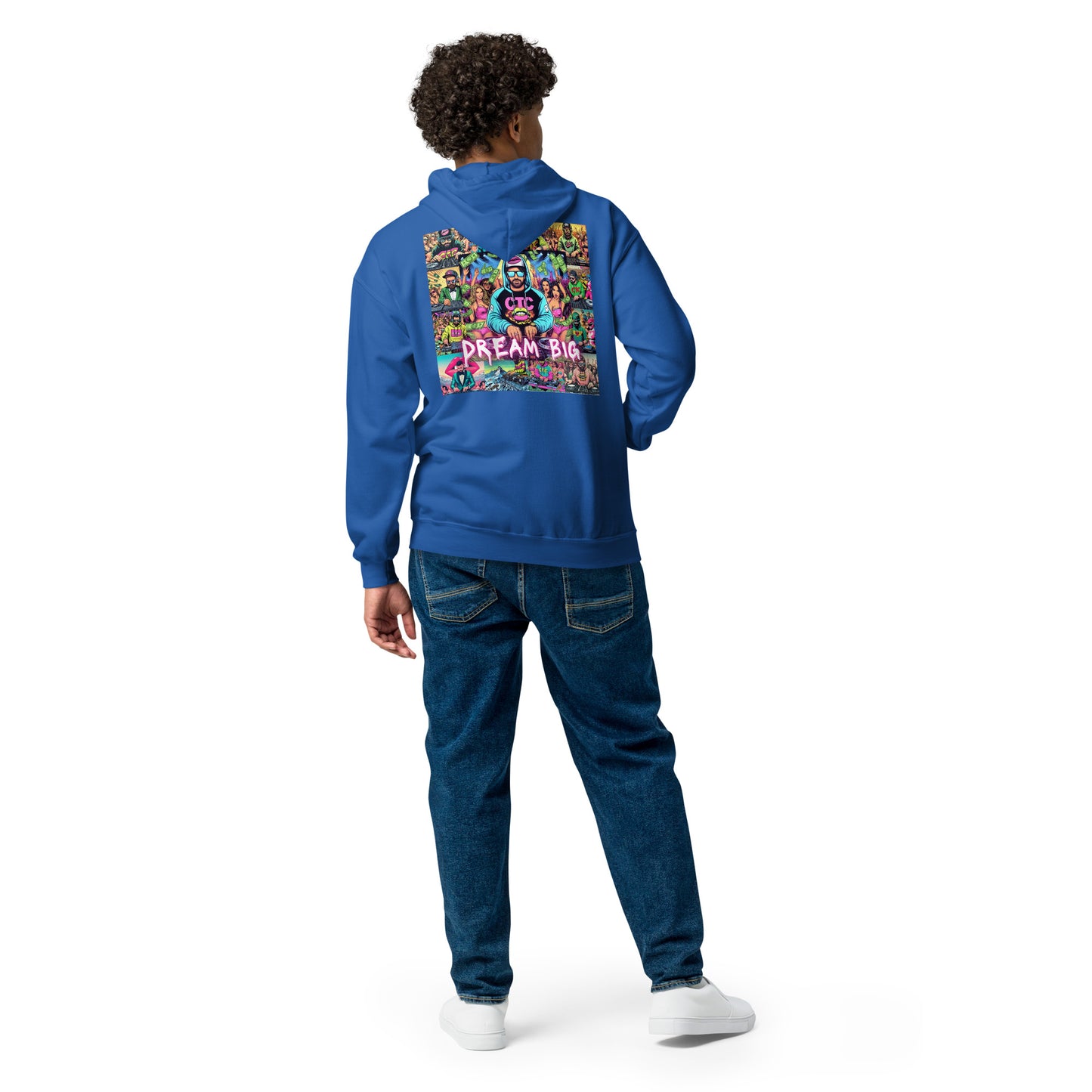 Dream Big Unisex heavy blend zip hoodie