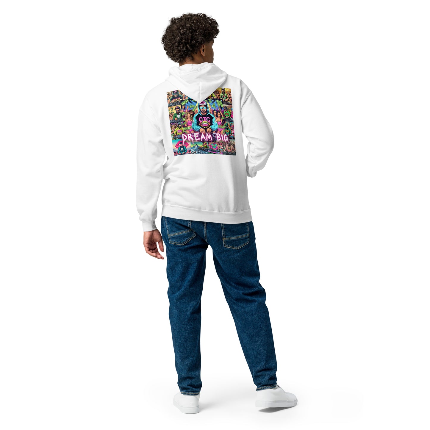 Dream Big Unisex heavy blend zip hoodie