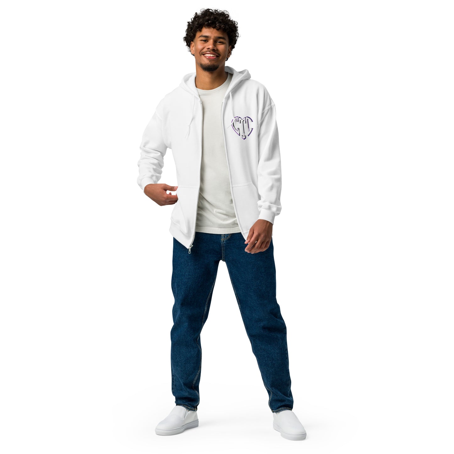 Dream Big Unisex heavy blend zip hoodie