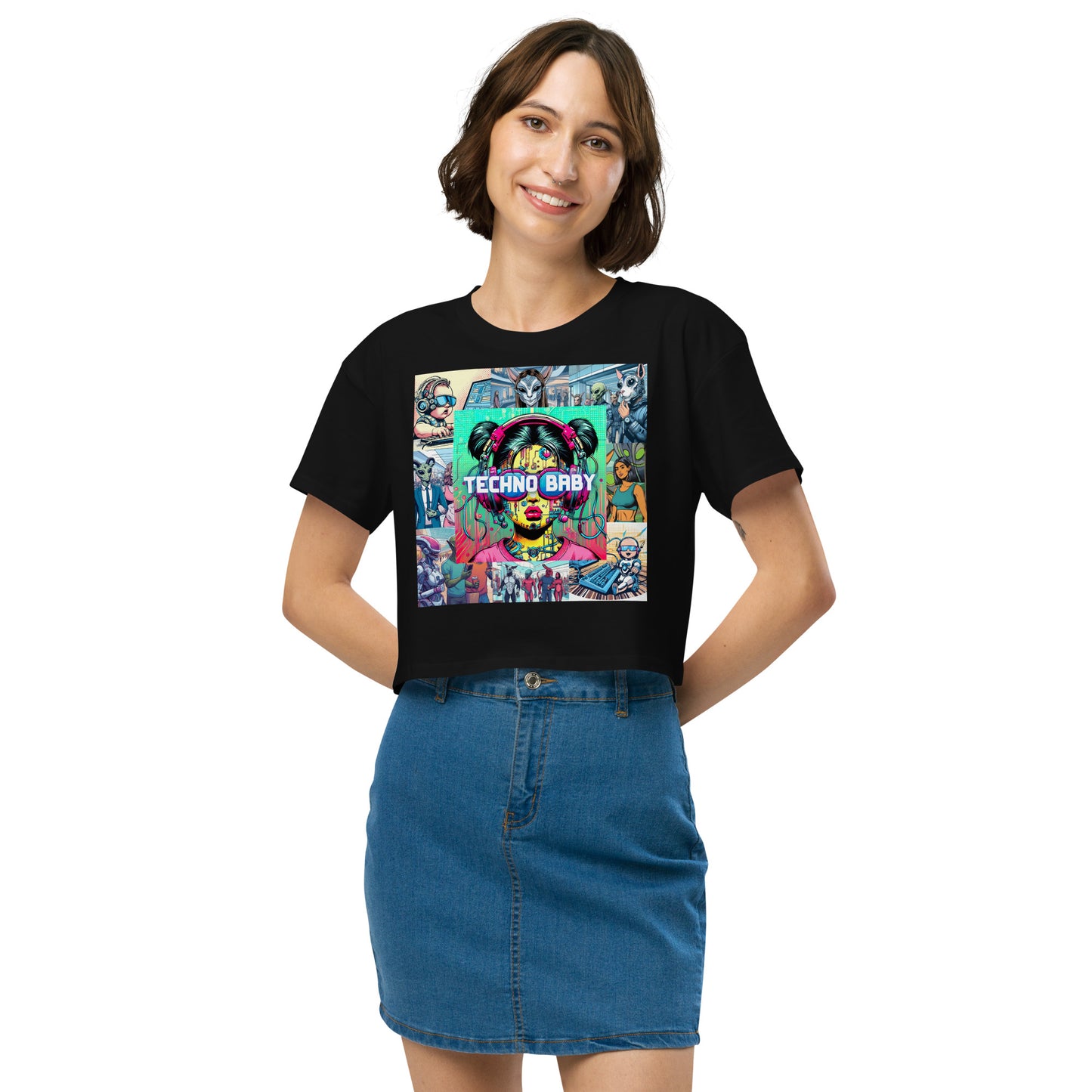 Techno Baby Crop Top