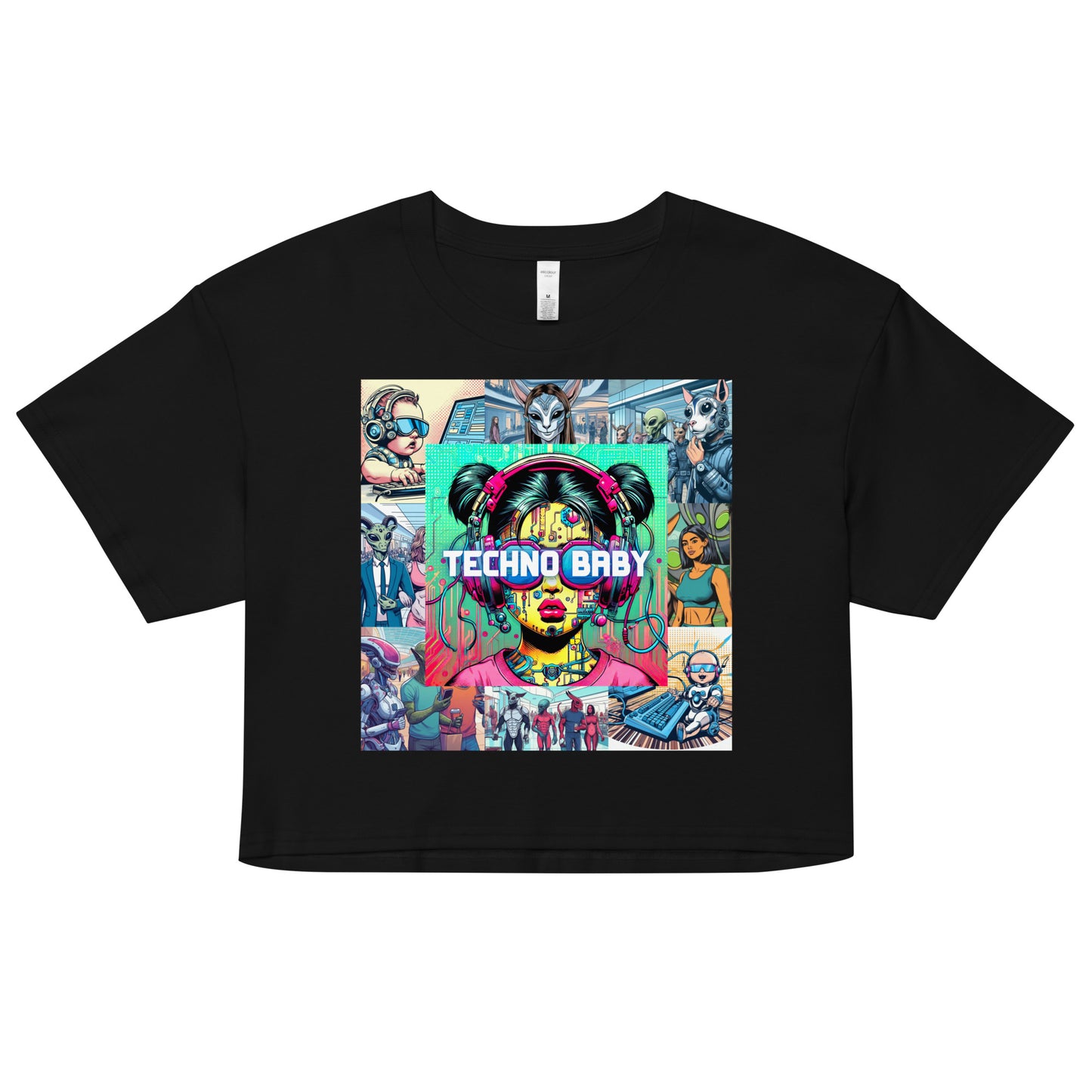 Techno Baby Crop Top