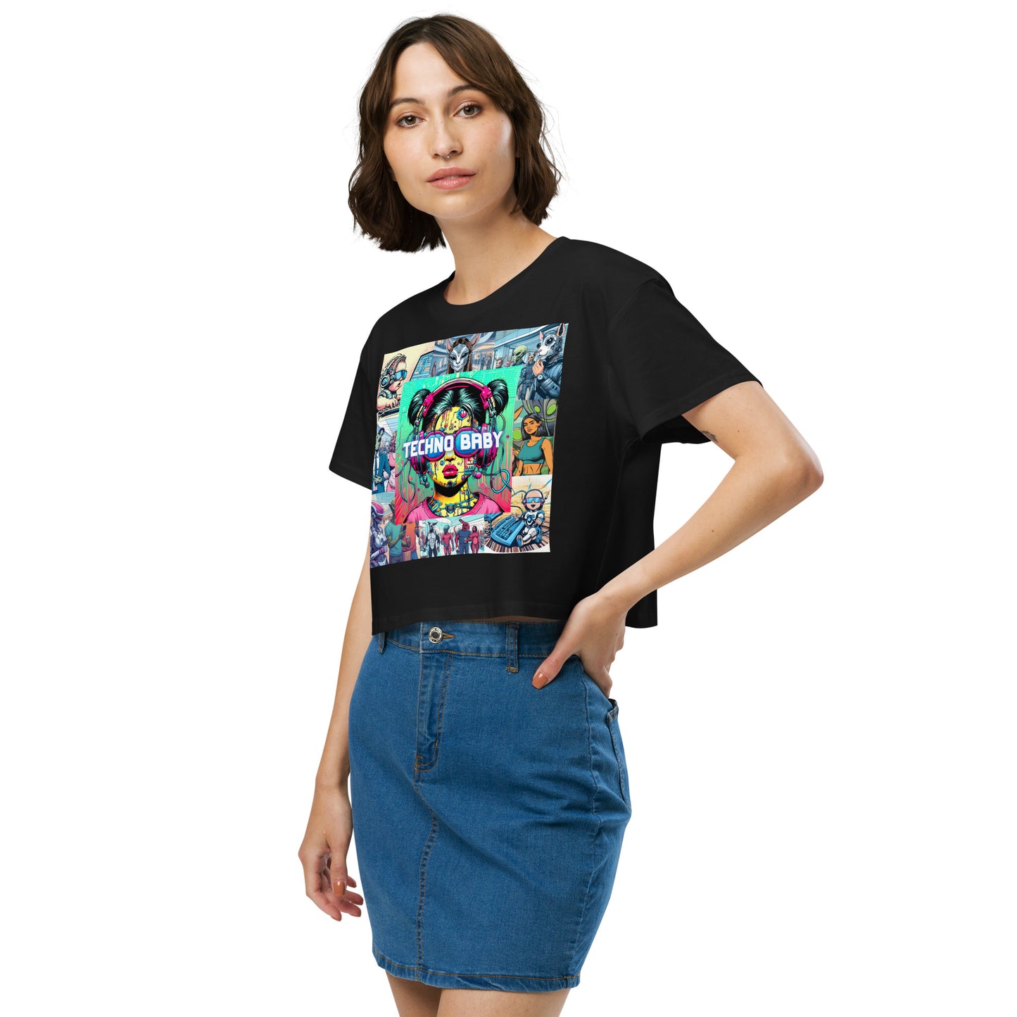 Techno Baby Crop Top
