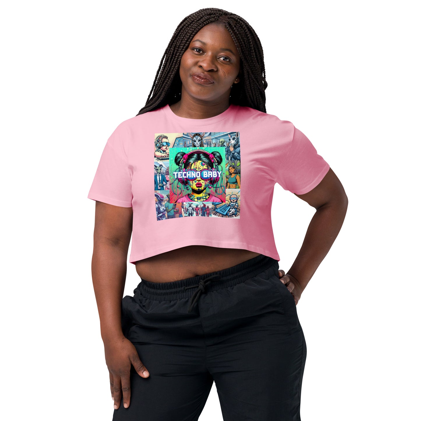 Techno Baby Crop Top