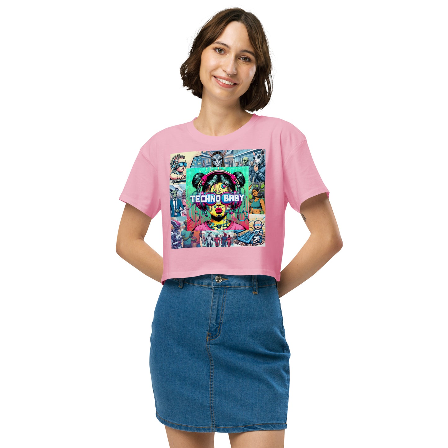 Techno Baby Crop Top