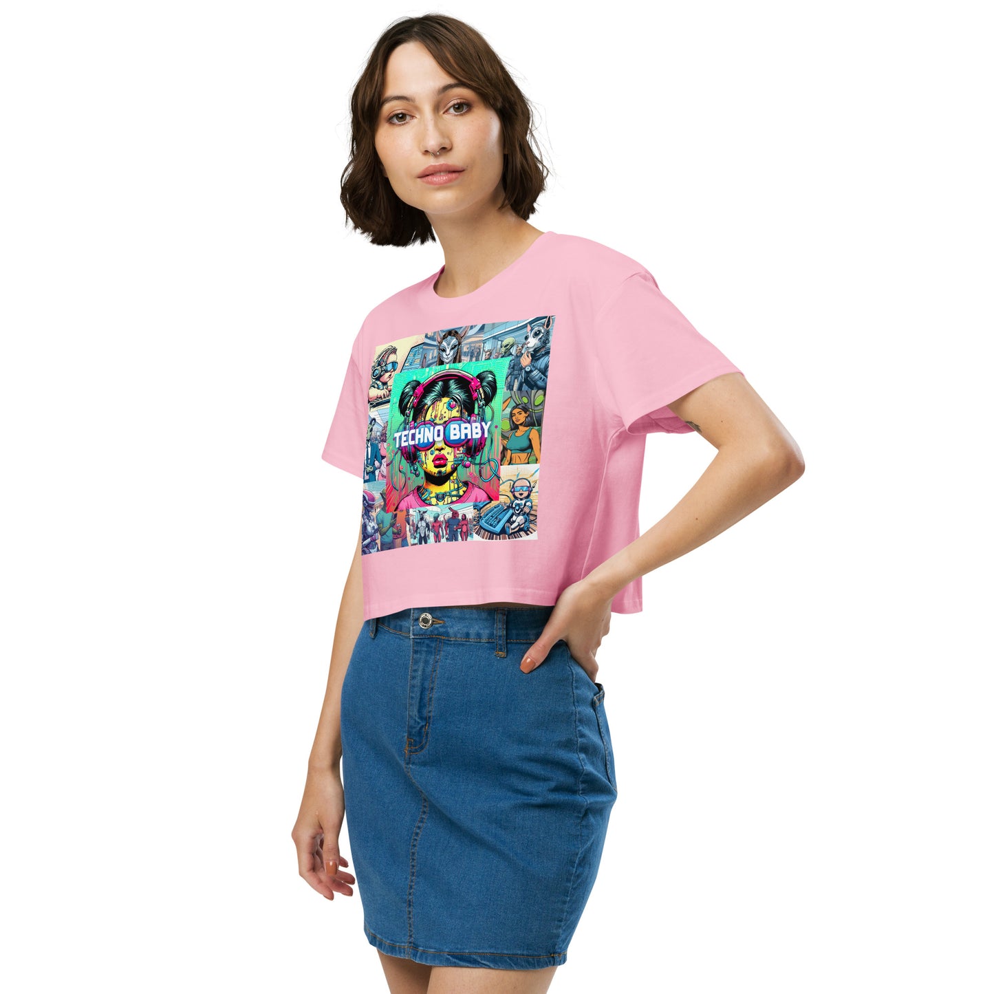 Techno Baby Crop Top