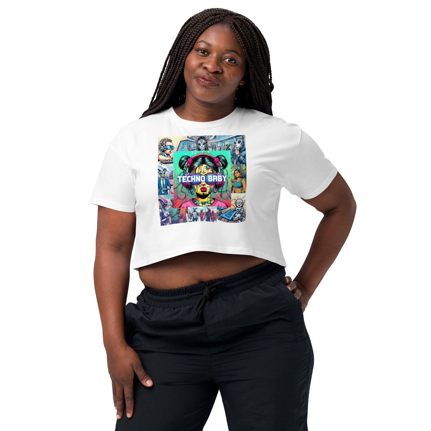 Techno Baby Crop Top