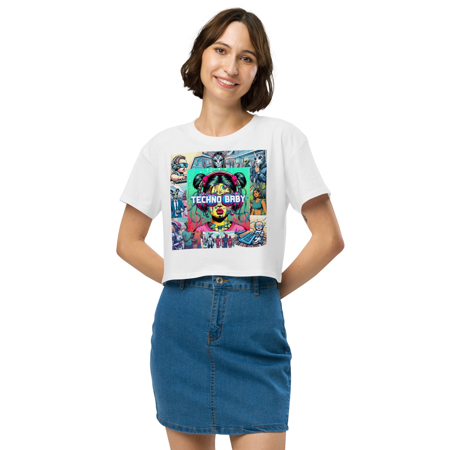 Techno Baby Crop Top