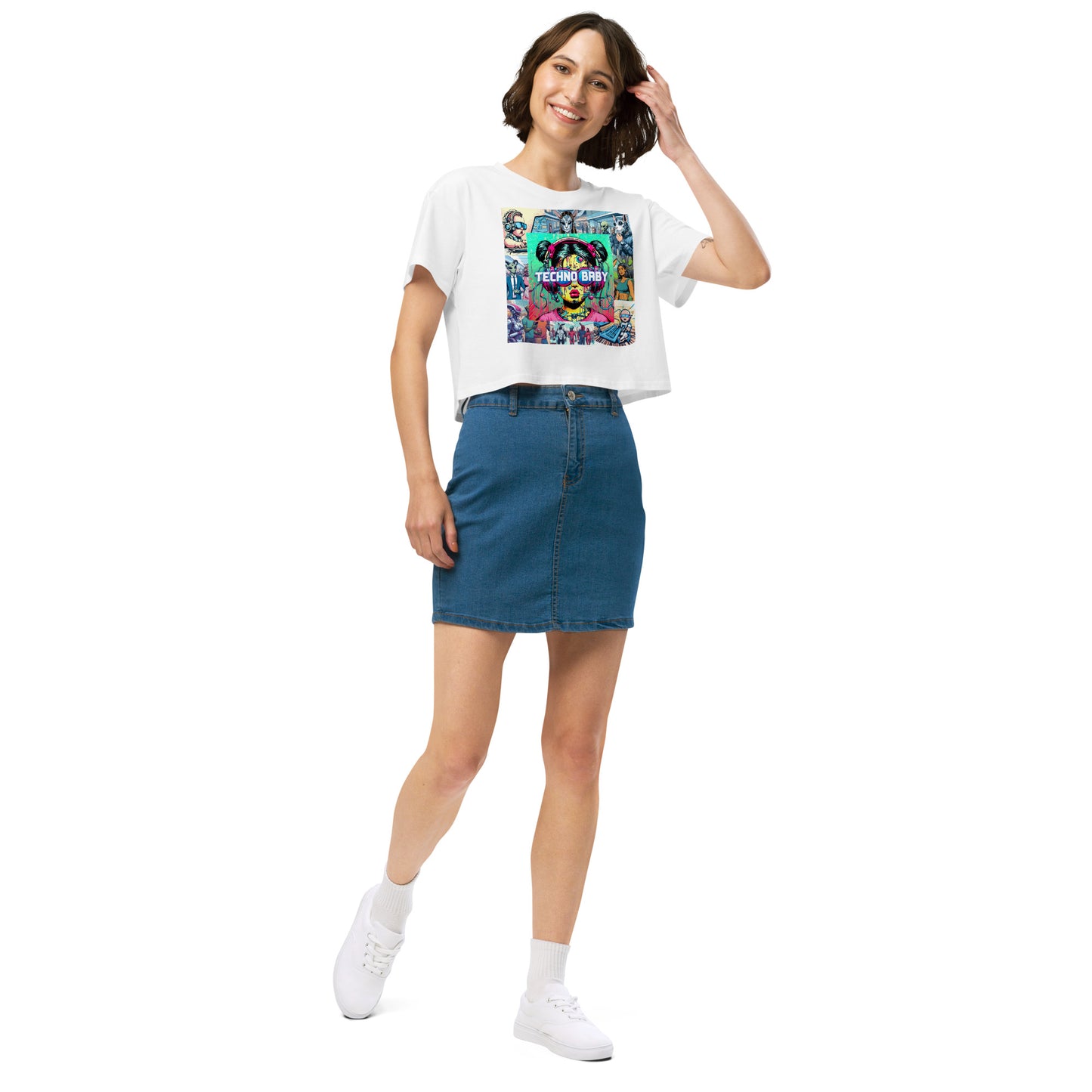 Techno Baby Crop Top