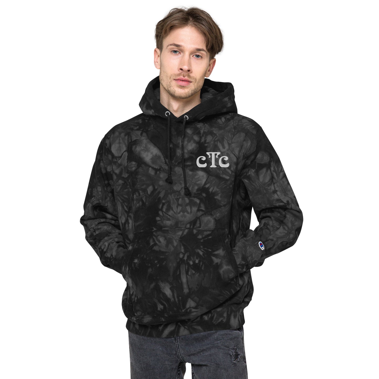 cTc Unisex Champion tie-dye hoodie
