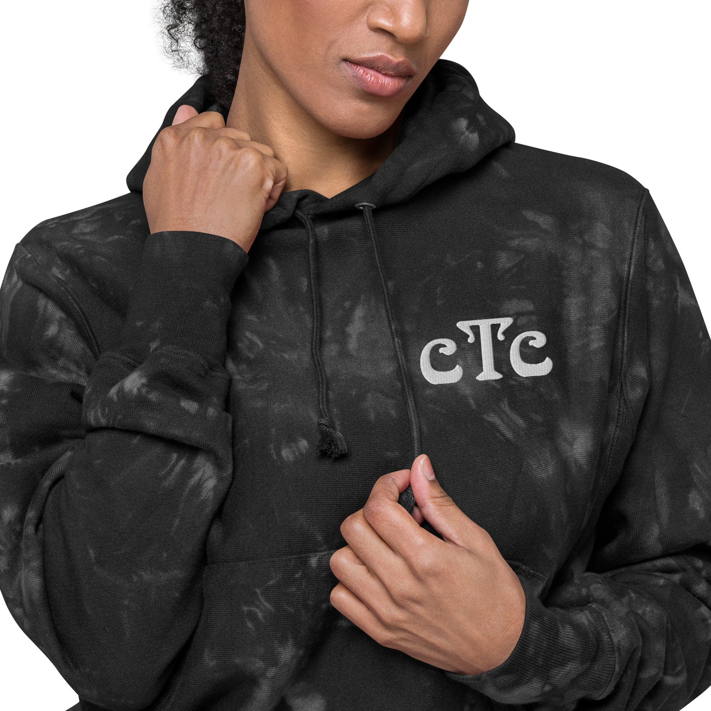 cTc Unisex Champion tie-dye hoodie