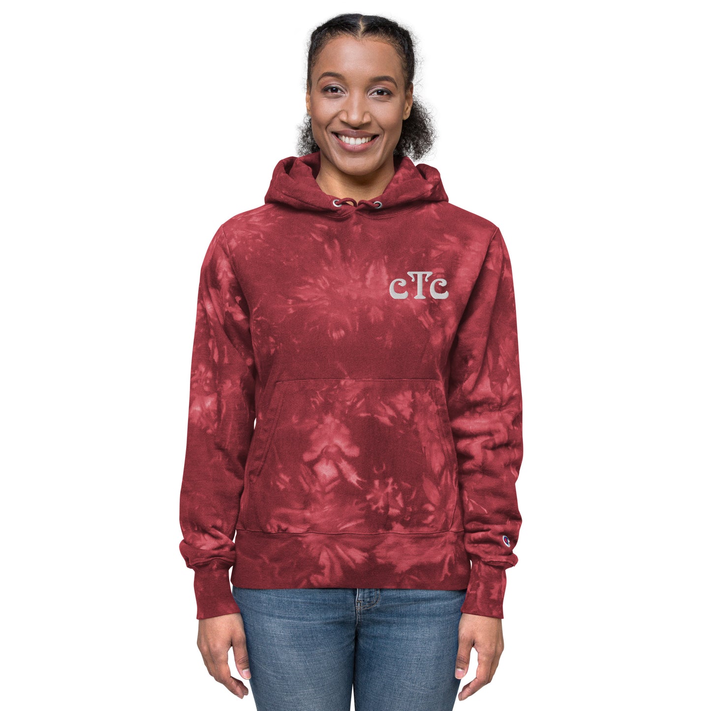 cTc Unisex Champion tie-dye hoodie