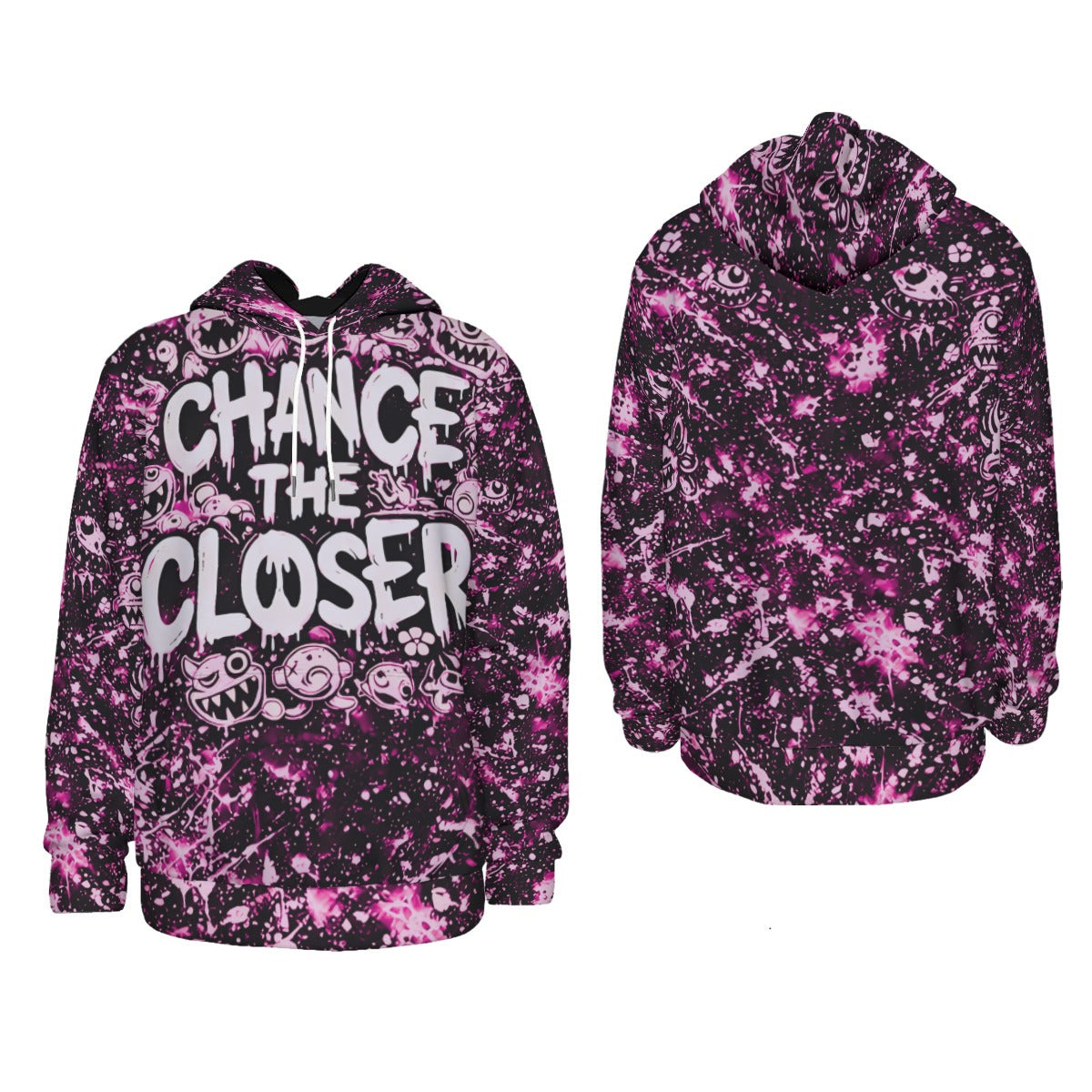 Chance the Closer Pink Monster Hoodie