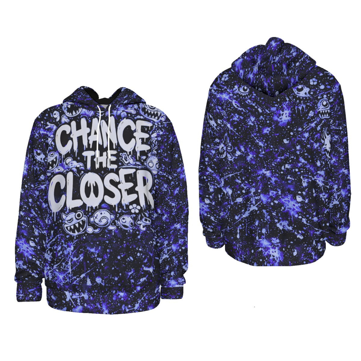 Chance the Closer Blue Monster Hoodie