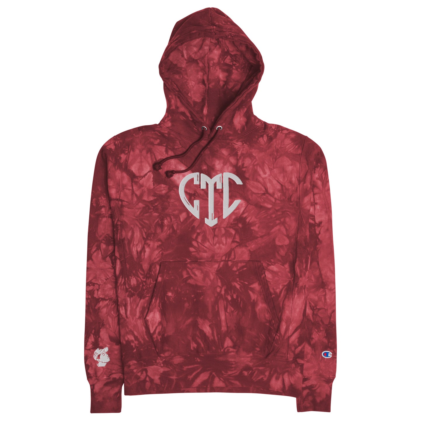 CtC Heart Champion tie-dye hoodie