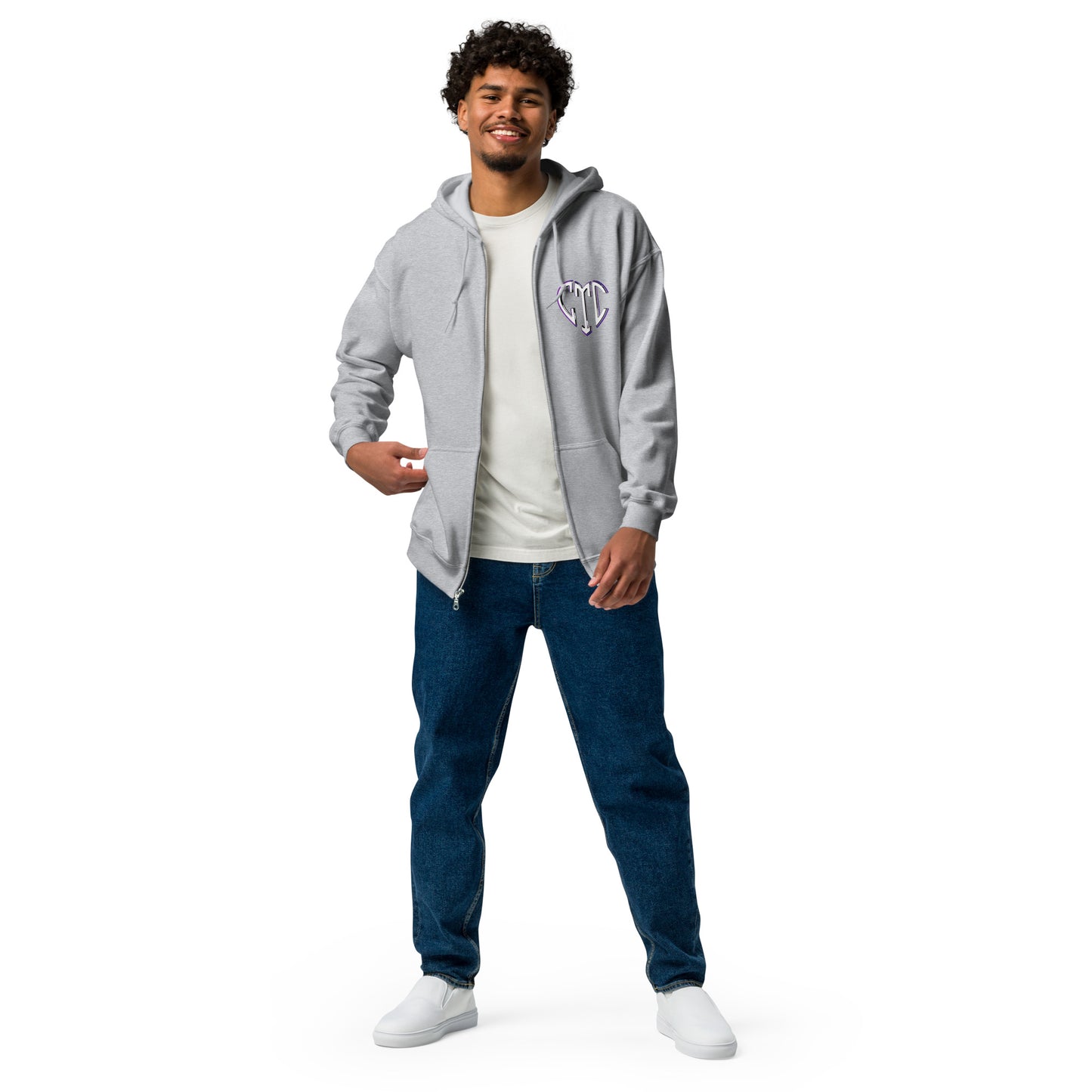 Dream Big Unisex heavy blend zip hoodie